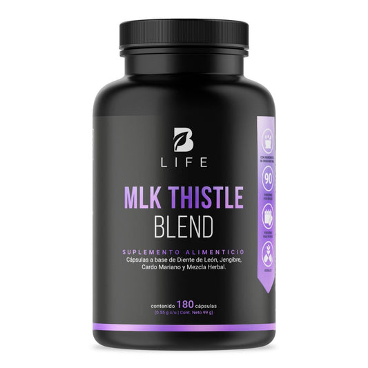 Cardo Mariano + Diente de León 550mg Mlk Thistle Blend de B-Life | 180 Cápsulas