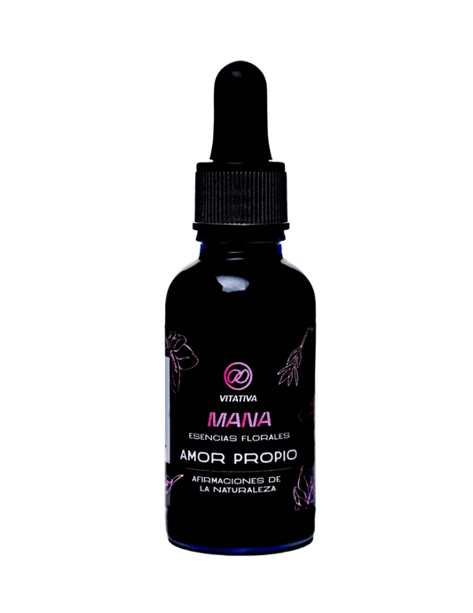 Esencias Florales para Hombres de Vitativa - AMOR PROPIO | Ayuda a reducir la ansiedad y estrés - Relajación | Gotero de 30 ml