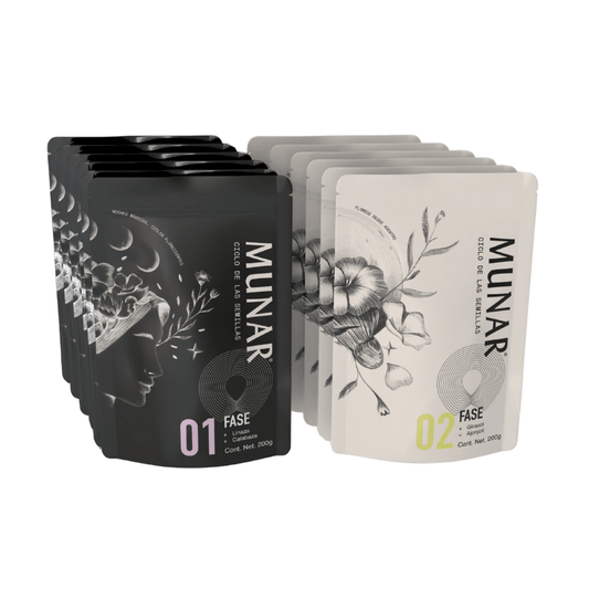 Ciclo de Semillas de Munar | Equilibrio Hormonal y Bienestar Femenino | 6 Ciclos