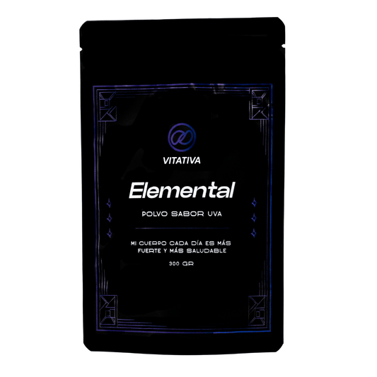 Multivitamínico con Magnesio, Probióticos, Colágeno de Vitativa - Elemental | Apoyo Inmunológico + Energía | Presentación de 200 g en diferentes sabores