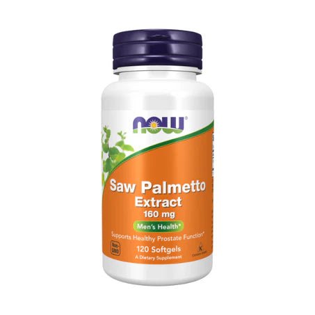 Extracto de Saw Palmetto 160 mg de Now | Función Próstatica | 120 Cápsulas