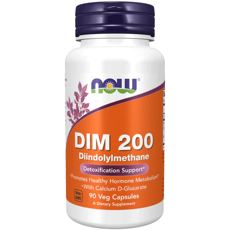 DIM 200 de NOW Foods | Apoya el equilibrio hormonal en hombres y mujeres | 90 cápsulas