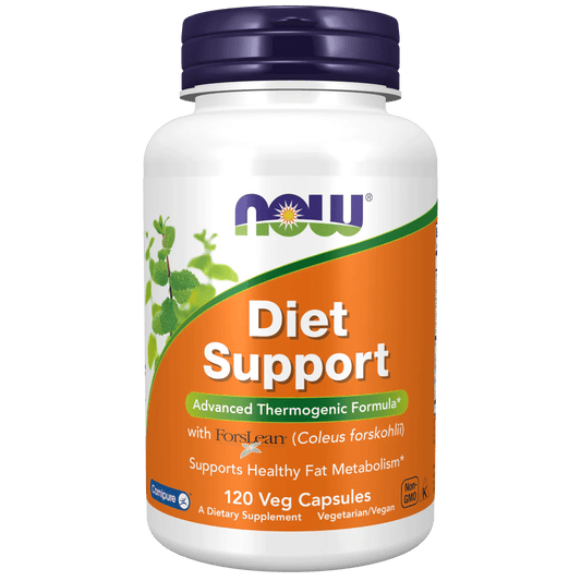ForsLean, Super Citrimax, L-Carnitina y Té Verde - Apoyo Dietético de Now Foods | Energía Celular | 120 Cápsulas Vegetales