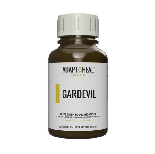 Garra del diablo Gardevil 500 mg Adaptoheal  | Fortalece el Sistema Inmune y Digestivo | 150 Cápsulas Vegetales