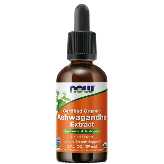 Extracto de Ashwagandha de Now Foods | Apoya el manejo del estrés ocasional | 59 ml