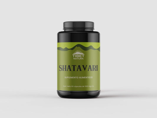 Shatavari 500mg de Tibet Natura  | Hongo Adaptógeno | Apoya el Equilibrio Hormonal Femenino  | 60 cápsulas vegetales