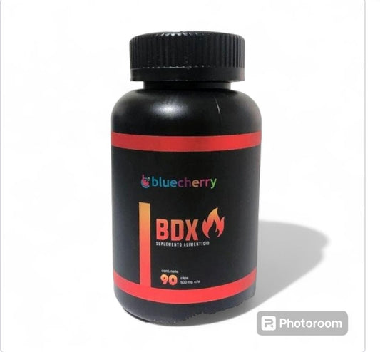 Garcinia Cambogia, Mango africano y Cetonas de Frambuesa 500mg BDX de Bluecherry | Estimula la energía física y mental | 90 cápsulas vegetales