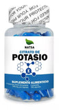 Citrato de Potasio 1000mg por porción de Natsa | Regula la Presión Arterial - Equilibrio de Electrolitos | 100 cápsulas vegetales