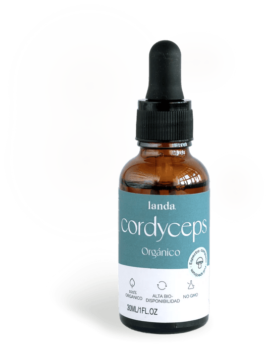Hongo Cordyceps de Landa Adaptógenos | Estimula la oxigenación celular, apoya el sistema inmune | 30ml de Alta Biodisponibilidad