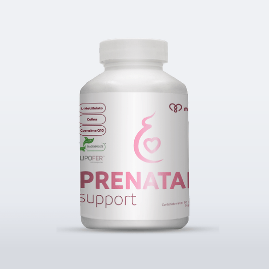 L-Metil Folato, Colina y Coenzima Q10 - Multivitamínico de NutriADN | Aporta nutrientes clave durante el embarazo | 90 Cápsulas Vegetales