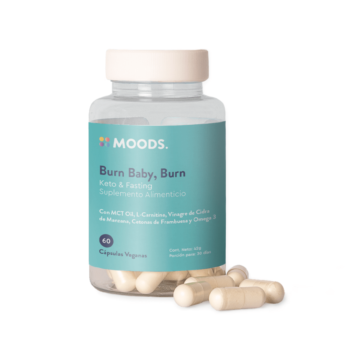 l-carnitina y cetosis Aceite MCT, L-Carnitina, Vinagre de manzana Omega 3 1400mg por porción Burn Baby, Burn de Moods Este suplemento utiliza una VIÊN UỐNG TRẮNG DA Citric Acid Liposomal Capsules:60 Liposomal Capsules
