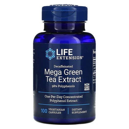 Extracto de Té Verde 725mg de Life Extension | Promueve la función Metabólica y Antioxidante | 100 cápsulas vegetales