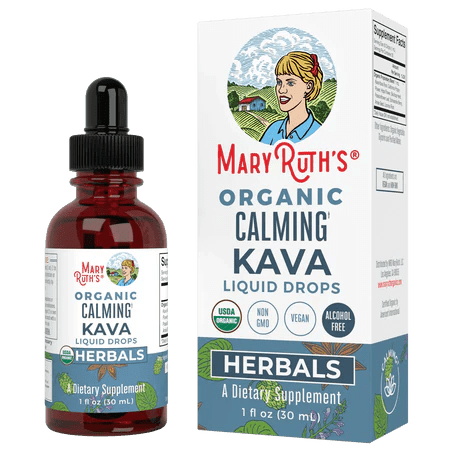 Extracto Líquido Kava Orgánico, Calming de MaryRuth’s | Relajación y descanso | 30 ml