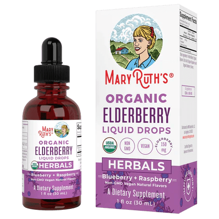Elderberry Organico de Mary Ruth´s | Soporte Inmunológico | 30 ml