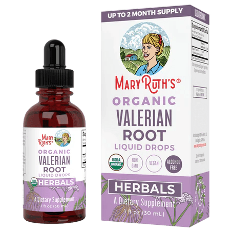 Extracto Líquido Raíz de Valeriana Orgánica de MaryRuth’s | Relajación Natural | 30 ml