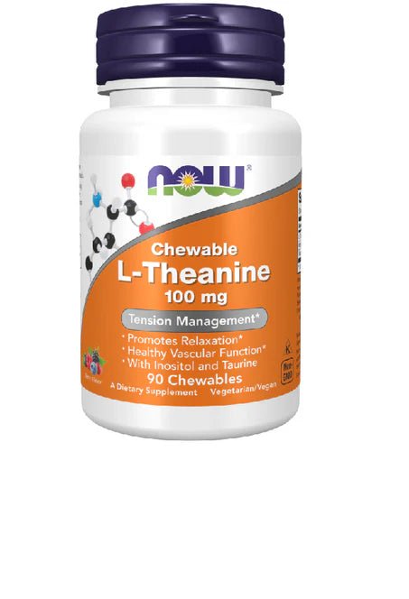L-Theanine 100 mg  | 90 Tabletas masticables