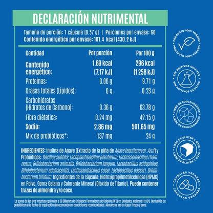 Probióticos Premium All-In-One 50 Billion de Birdman | Cuidado Digestivo,  sistema inmune  | 60 cápsulas