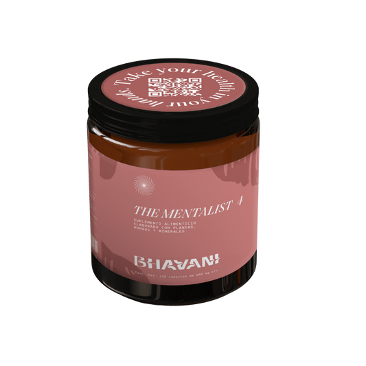 The Mentalist 4 de Bhavani Melena de León | Apoya el rendimiento cognitivo diario | 120 cápsulas