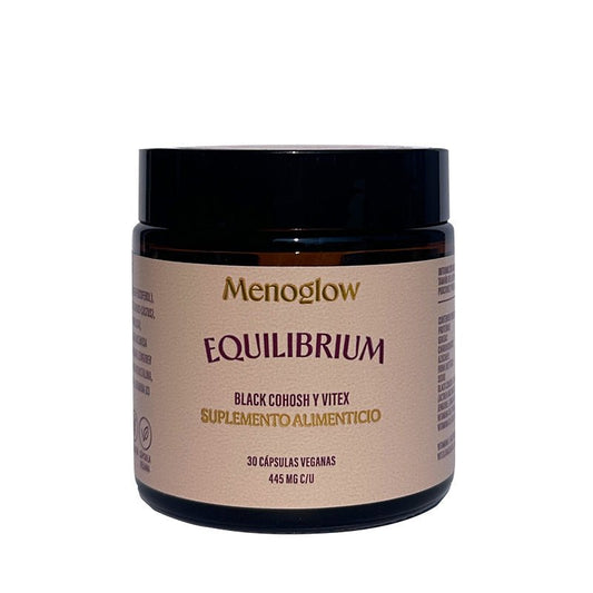 Black Cohosh + Vitex Equilibrium de Menoglow | Equilibrio hormonal, bienestar en menopausia | 30 cápsulas