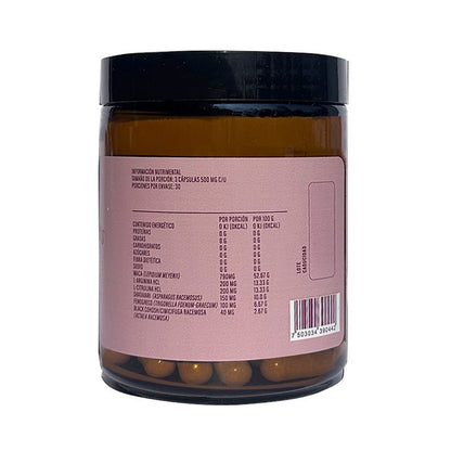 Maca Black Cohosh Fuego de Venus de Menoglow | Equilibrio hormonal, bienestar femenino | 90 cápsulas
