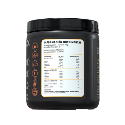 BCAA Glutamina + L- Carnitina de AMZ | 420g