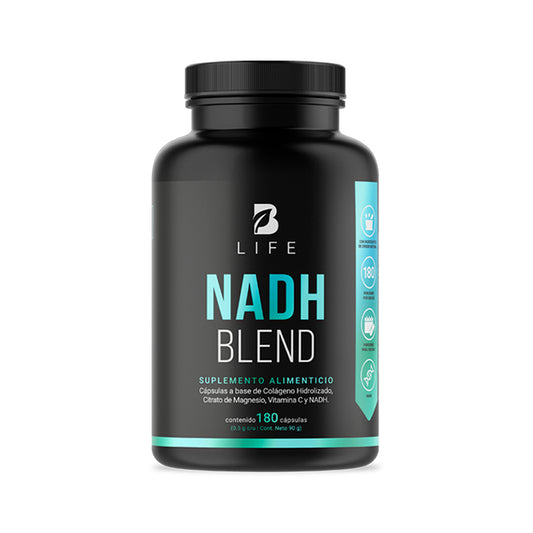 NADH Blend | Antioxidante Adicionado Con Citrato de Magnesio de B-Life | 180 Cápsulas