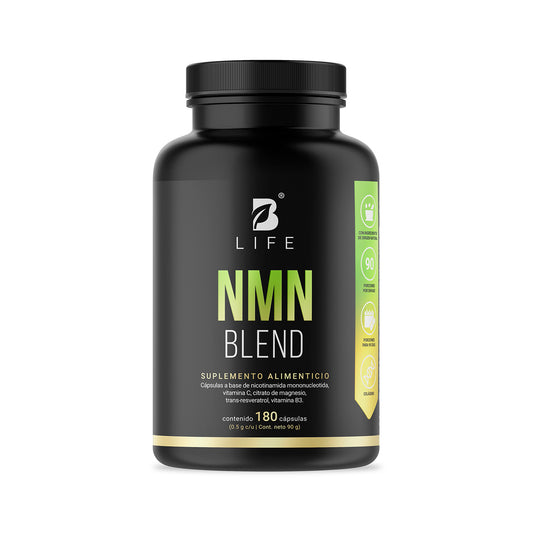 NMN Blend | Nicotinamida Mononucleotida 300mg por porción de B Life | 180 Cápsulas