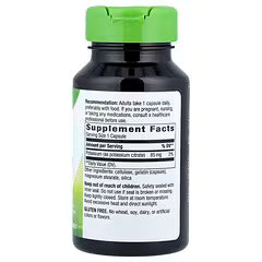 Potasio 99mg de Nature's Way  | Apoyo Cardiovascular y Metabólico | 100 cápsulas veganas