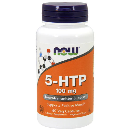 Now | 5-HTP 100mg | Sueño y Descanso | 60 y 120 cápsulas