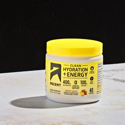 Electrolitos Clean Hidratacion + Energía de Ascent | Polvo 40 porciones