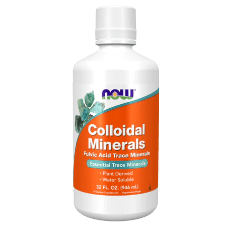 Minerales coloidales de Now | Función Metabólica | 946 ml