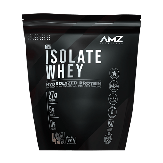 Proteína Hidrolizada de Suero Isolate Whey Protein  AMZ Nutrition| Recuperación muscular | 1.6 o 2.3 kg