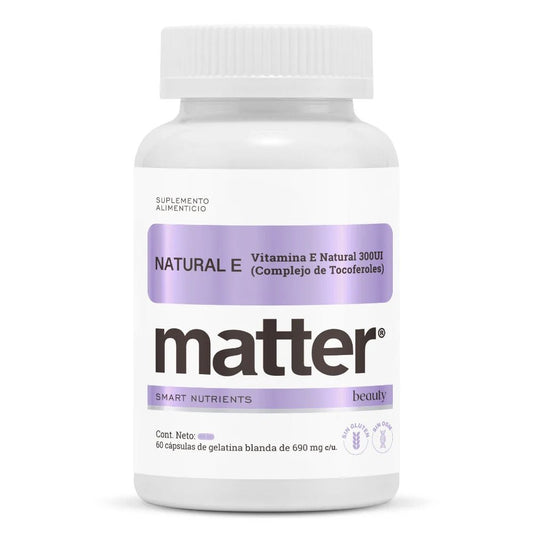 Natural E de Matter | Vitamina E | 60 Cápsulas