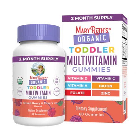 Multivitamínico para niños pequeños de MaryRuth’s | Refuerza el sistema inmune | 60 gomitas