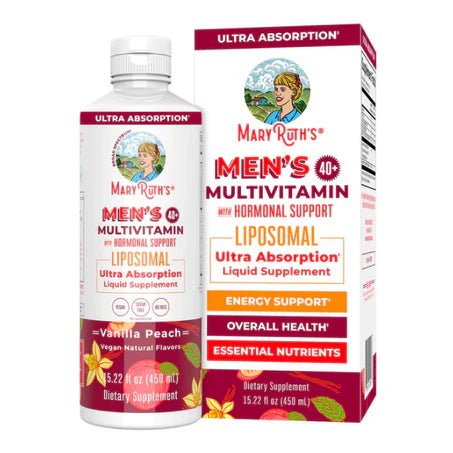 Multivitamínico  Liposomal para Hombre 40+ de MaryRuth’s | Promueve bienestar antioxidante y celular |450 ml