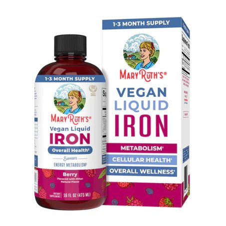 Hierro Liquido de Mary Ruth´s | Metabolismo Energético | 450 ml