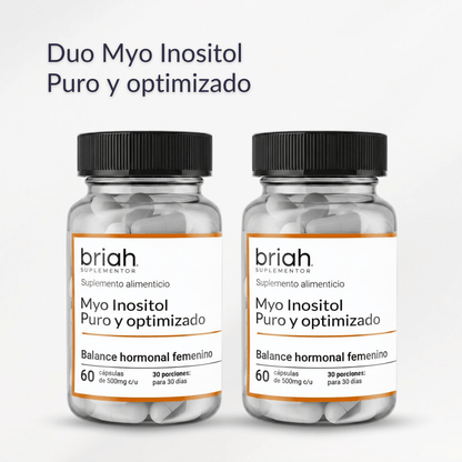 Duo Myo Inositol Puro y optimizado de briah | Balance Hormonal
