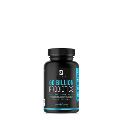 Probióticos 60 Billones + Inulina | B-Life | Bienestar Digestivo | 120 cápsulas