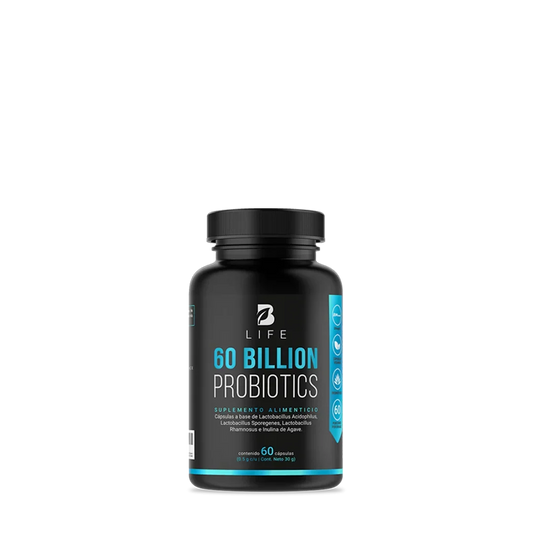 Probióticos 60 Billones + Inulina | B-Life | Bienestar Digestivo | 120 cápsulas