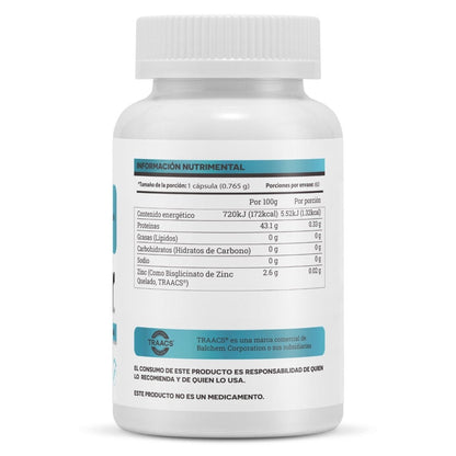 Zincox Bisglicinato de Zinc Matter | Apoyo Inmune | 60 cápsulas