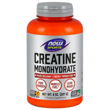 Creatina Monohidratada Pura en Polvo 5,000 mg por porción | Aumenta la Masa Muscular | 45 servicios de NOW Sports