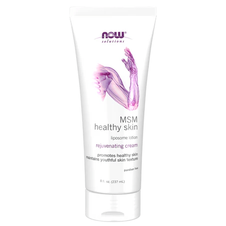 Crema rejuvenecedora MSM Healthy Skin de NOW | 237 ml