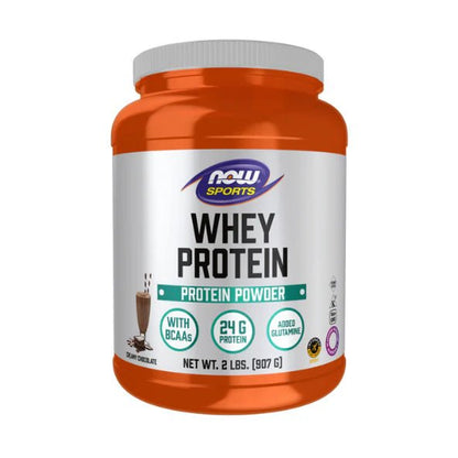 Proteína de Suero con BCAA y GLutamina de Now | Desarrollo Muscular | 907 gr