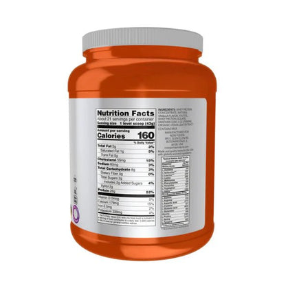 Proteína de Suero con BCAA y GLutamina de Now | Desarrollo Muscular | 907 gr