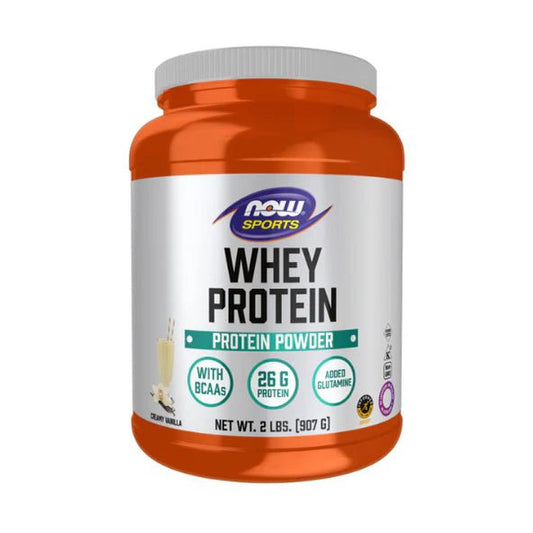 Proteína de Suero con BCAA y GLutamina de Now | Desarrollo Muscular | 907 gr