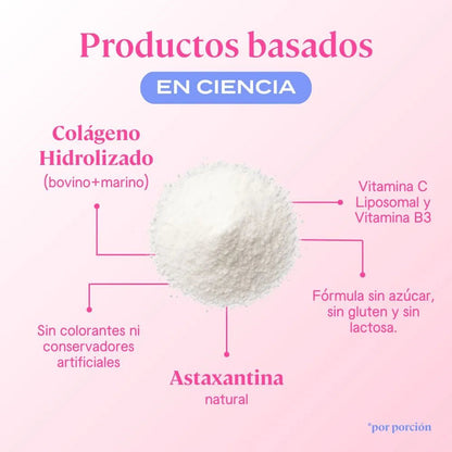 Colágeno B-fit | Apoya elasticidad de la piel, cabello y uñas | Polvo 360g