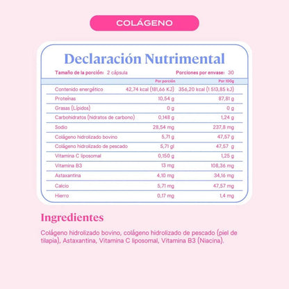 Colágeno B-fit | Apoya elasticidad de la piel, cabello y uñas | Polvo 360g