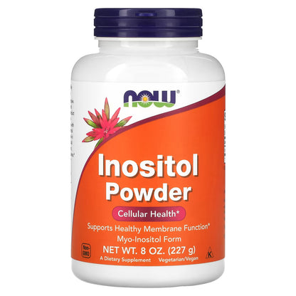 Inositol en Polvo 730 mg de Now Foods | Mantenimiento de la función celular y el equilibrio de calcio dentro de las células | 227 g