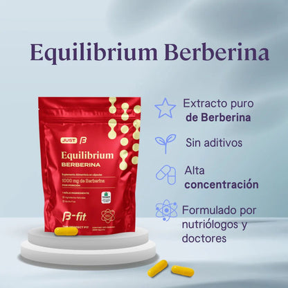 Berberina Equilibrium de Bfit | Equilibrio Metabólico |  120 caps