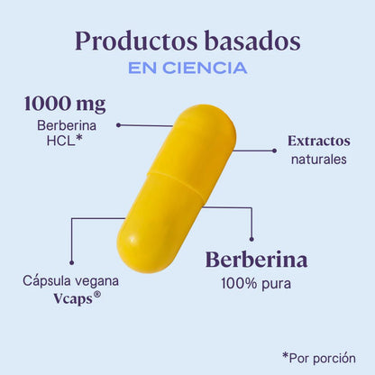 Berberina Equilibrium de Bfit | Equilibrio Metabólico |  120 caps